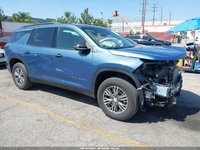 1GNERGRSXSJ297128 — 2025 Chevrolet Traverse FWD LT, Передняя часть (Front End), фото до ремонта