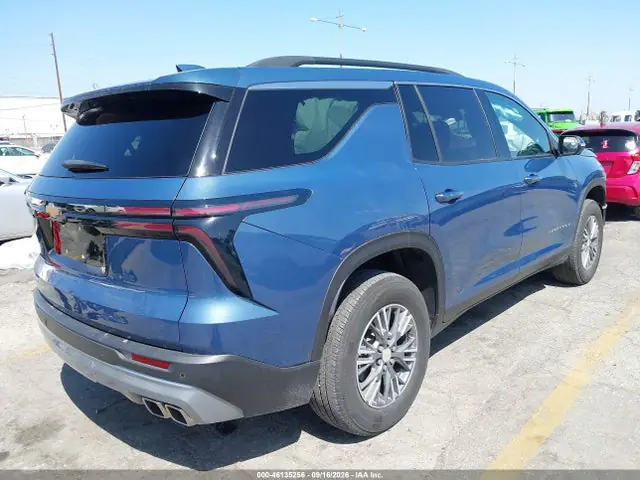 1GNERGRSXSJ297128 — 2025 Chevrolet Traverse FWD LT, фото 4 с аукциона IAAI 13.10.2026, Передняя часть