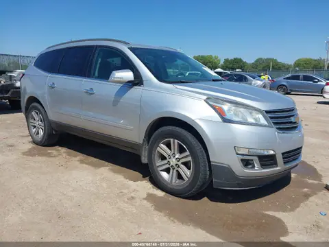 1GNKRGKD7FJ358827 — 2015 Chevrolet Traverse LT, Град (Hail), фото до ремонта