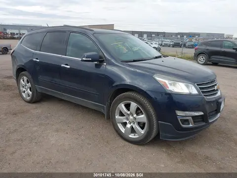 1GNKVGKD8GJ312940 — 2016 Chevrolet Traverse LT, Град (Hail), фото до ремонта
