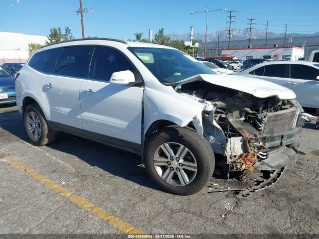 1GNKRHKD4HJ167889 — 2017 Chevrolet Traverse LT, Передняя часть (Front End), фото до ремонта