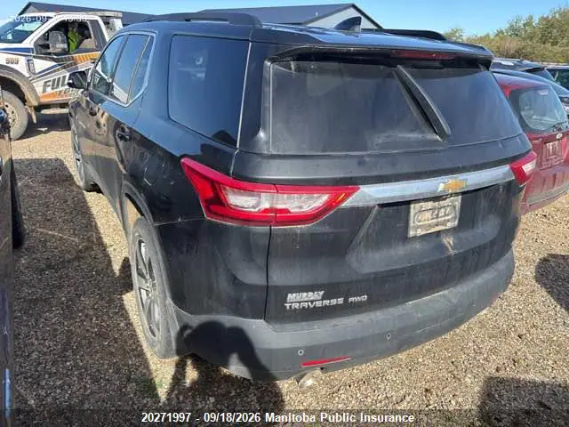 1GNEVHKW9KJ180526 — 2019 Chevrolet Traverse LT, фото 3 с аукциона IAAI 29.09.2026, Град