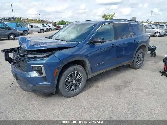 1GNEVGKS0RJ186572 — 2024 Chevrolet Traverse LT, фото 2 с аукциона IAAI 29.09.2026, Передняя часть