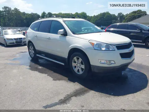 1GNKRJED2BJ193403 — 2011 Chevrolet Traverse, Естественный износ, фото до ремонта