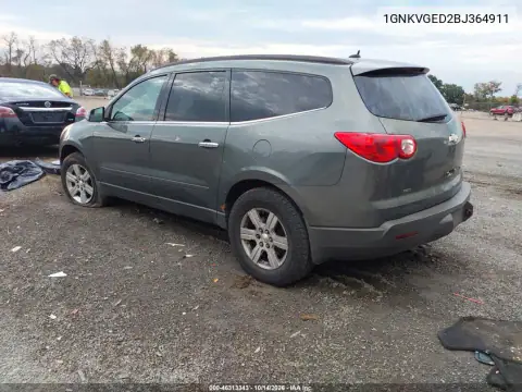 1GNKVGED2BJ364911 — 2011 Chevrolet Traverse, фото 3 с аукциона IAAI, Повреждения снизу