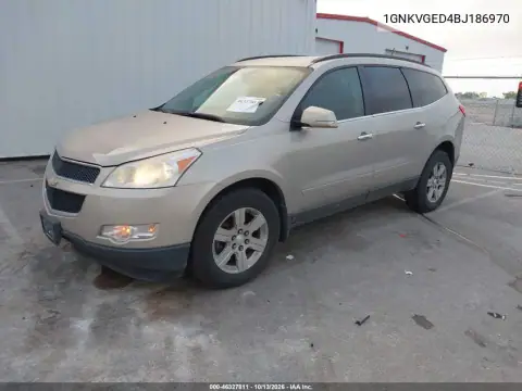 2011 Chevrolet Traverse 1Lt VIN 1GNKVGED4BJ186970 фото 3