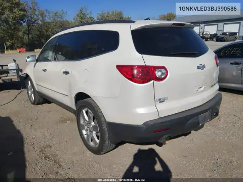 1GNKVLED3BJ390586 — 2011 Chevrolet Traverse, фото 4 с аукциона IAAI, Передняя часть
