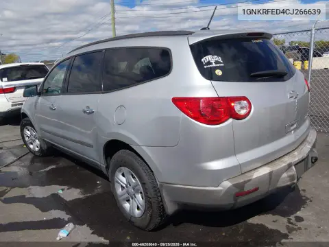 2012 Chevrolet Traverse Ls VIN 1GNKRFED4CJ266639 фото 4