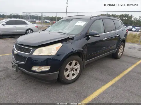 2012 Chevrolet Traverse 1Lt VIN 1GNKRGED7CJ102520 фото 2
