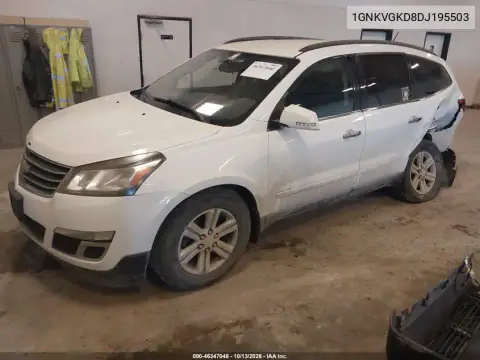 1GNKVGKD8DJ195503 — 2013 Chevrolet Traverse, фото 3 с аукциона IAAI, Повреждения со всех сторон