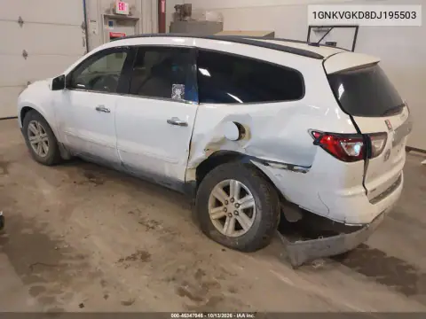 1GNKVGKD8DJ195503 — 2013 Chevrolet Traverse, фото 4 с аукциона IAAI, Повреждения со всех сторон