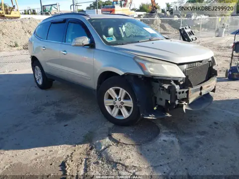 1GNKVHKD8EJ299920 — 2014 Chevrolet Traverse, Передняя часть, фото до ремонта