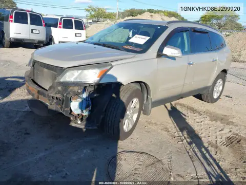 2014 Chevrolet Traverse 2Lt VIN 1GNKVHKD8EJ299920 фото 3