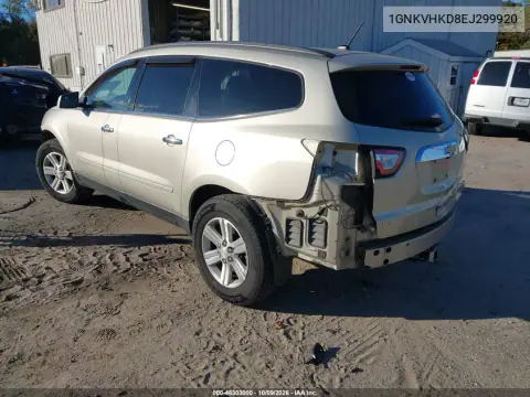 2014 Chevrolet Traverse 2Lt VIN 1GNKVHKD8EJ299920 фото 4
