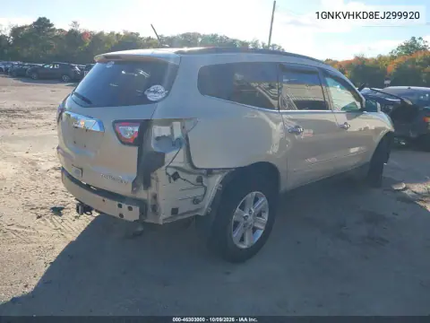 2014 Chevrolet Traverse 2Lt VIN 1GNKVHKD8EJ299920 фото 5