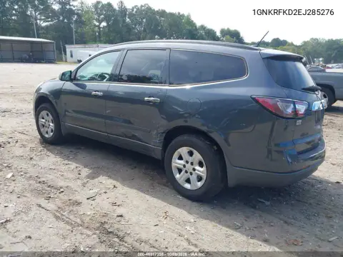 2014 Chevrolet Traverse Ls VIN 1GNKRFKD2EJ285276 фото 4