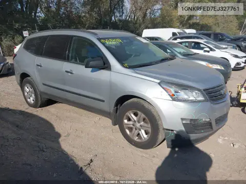 1GNKRFED7EJ327761 — 2014 Chevrolet Traverse, Передняя часть, фото до ремонта