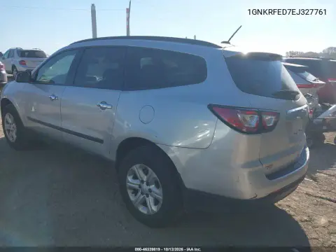 2014 Chevrolet Traverse Ls VIN 1GNKRFED7EJ327761 фото 4