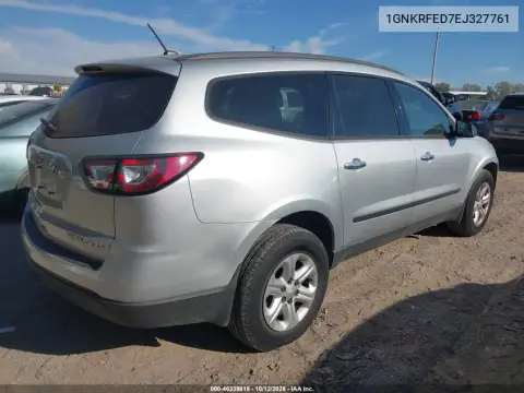 2014 Chevrolet Traverse Ls VIN 1GNKRFED7EJ327761 фото 5