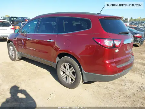 2015 Chevrolet Traverse 2Lt VIN 1GNKRHKD3FJ187287 фото 4