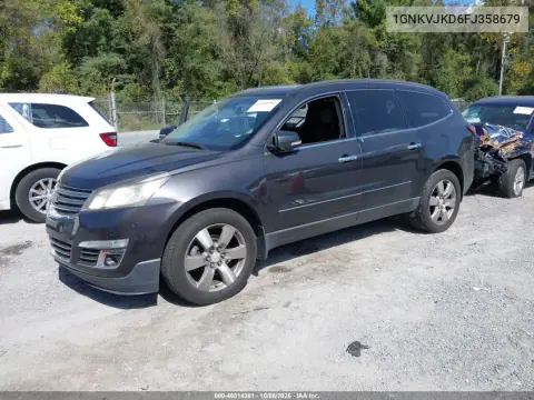 2015 Chevrolet Traverse Ltz VIN 1GNKVJKD6FJ358679 фото 3