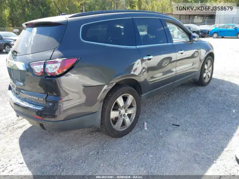 2015 Chevrolet Traverse Ltz VIN 1GNKVJKD6FJ358679 фото 5
