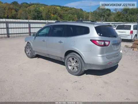 2015 Chevrolet Traverse 1Lt VIN 1GNKVGKD6FJ227030 фото 4