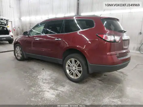 1GNKVGKDXFJ349969 — 2015 Chevrolet Traverse, фото 4 с аукциона IAAI, Передняя часть