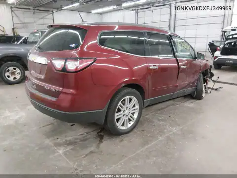 1GNKVGKDXFJ349969 — 2015 Chevrolet Traverse, фото 5 с аукциона IAAI, Передняя часть