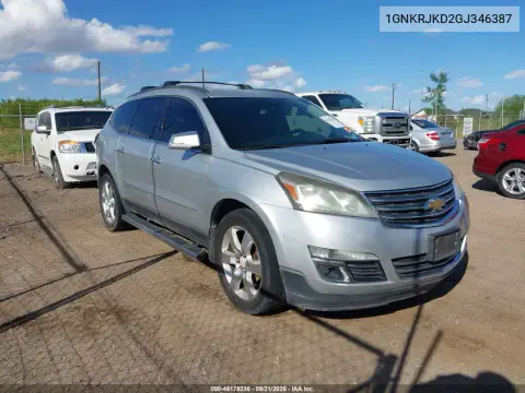 1GNKRJKD2GJ346387 — 2016 Chevrolet Traverse, Естественный износ, фото до ремонта