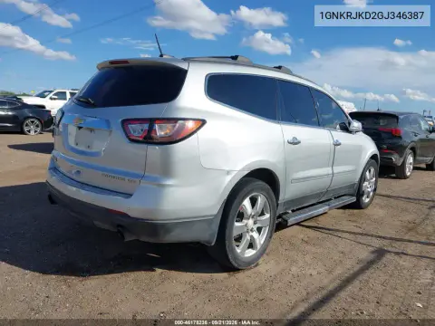 2016 Chevrolet Traverse Ltz VIN 1GNKRJKD2GJ346387 фото 5