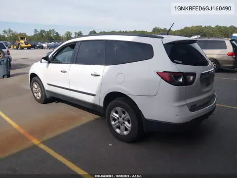 2016 Chevrolet Traverse Ls VIN 1GNKRFED6GJ160490 фото 3