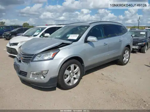 2016 Chevrolet Traverse 1Lt VIN 1GNKRGKD4GJ149126 фото 3