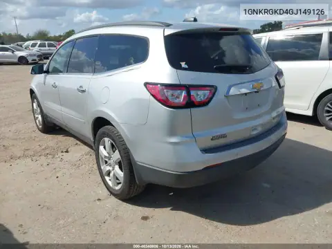 2016 Chevrolet Traverse 1Lt VIN 1GNKRGKD4GJ149126 фото 4