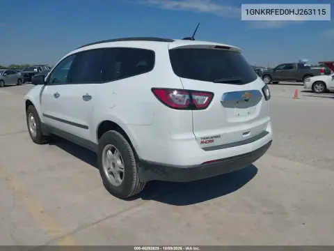 2017 Chevrolet Traverse Ls VIN 1GNKRFED0HJ263115 фото 4