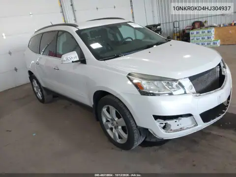 1GNKRGKD4HJ304937 — 2017 Chevrolet Traverse, Передняя часть, фото до ремонта