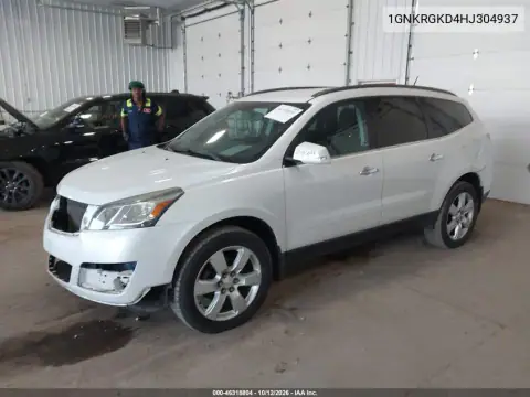 2017 Chevrolet Traverse 1Lt VIN 1GNKRGKD4HJ304937 фото 3