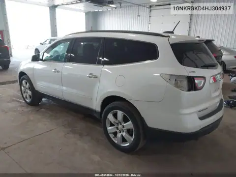 2017 Chevrolet Traverse 1Lt VIN 1GNKRGKD4HJ304937 фото 4