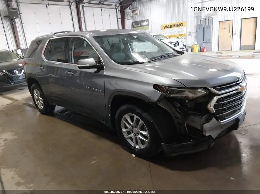 2018 Chevrolet Traverse 1Lt VIN 1GNEVGKW9JJ226199 фото 2