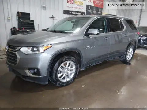 2018 Chevrolet Traverse 1Lt VIN 1GNEVGKW9JJ226199 фото 3