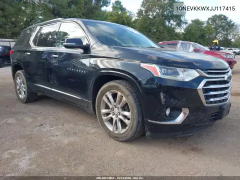 1GNEVKKWXJJ117415 — 2018 Chevrolet Traverse, Левая сторона, фото до ремонта