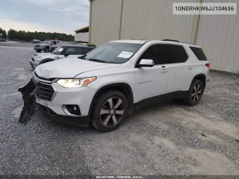 2018 Chevrolet Traverse 3Lt VIN 1GNERHKW6JJ104636 фото 3