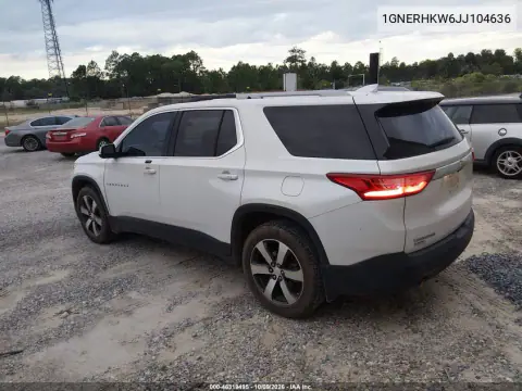 2018 Chevrolet Traverse 3Lt VIN 1GNERHKW6JJ104636 фото 4