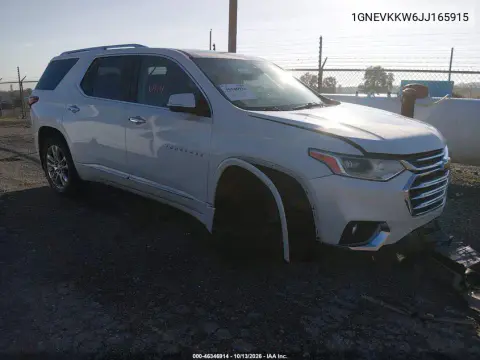 1GNEVKKW6JJ165915 — 2018 Chevrolet Traverse, Передняя часть, фото до ремонта