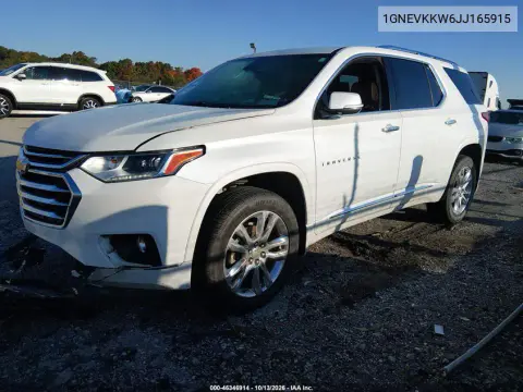 2018 Chevrolet Traverse High Country VIN 1GNEVKKW6JJ165915 фото 3