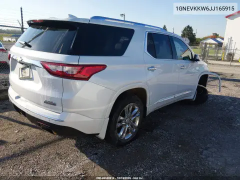 2018 Chevrolet Traverse High Country VIN 1GNEVKKW6JJ165915 фото 5