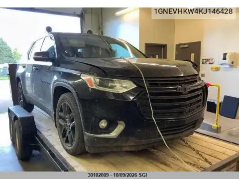 2019 Chevrolet Traverse Lt VIN 1GNEVHKW4KJ146428 фото 2
