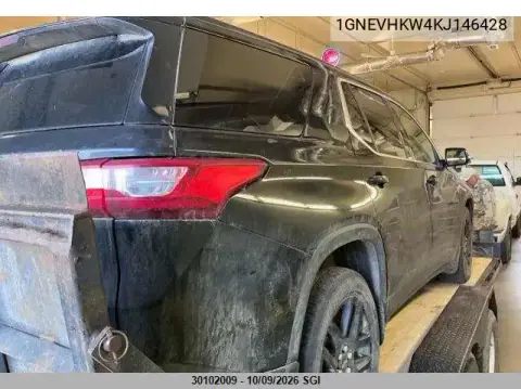 2019 Chevrolet Traverse Lt VIN 1GNEVHKW4KJ146428 фото 4