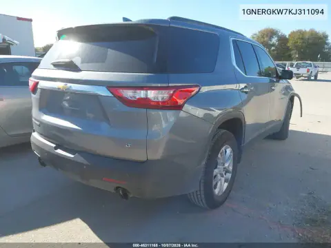 2019 Chevrolet Traverse 1Lt VIN 1GNERGKW7KJ311094 фото 4