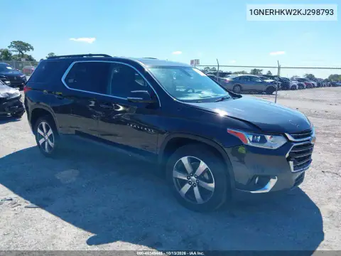 1GNERHKW2KJ298793 — 2019 Chevrolet Traverse, Передняя часть, фото до ремонта